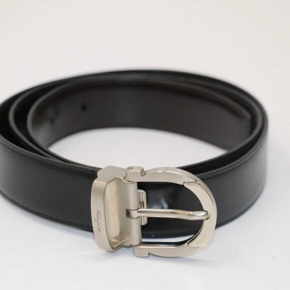 Salvatore Ferragamo Reversible Gancini Belt 67 9781/00 - Black/Brown - Picture 1 of 14